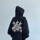 Flower Motif Sweatshirt Hoodie YLS0962