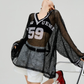 See-Through Mesh Pullover FER0253