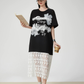 Race Switch T-Shirt Dress FER0155
