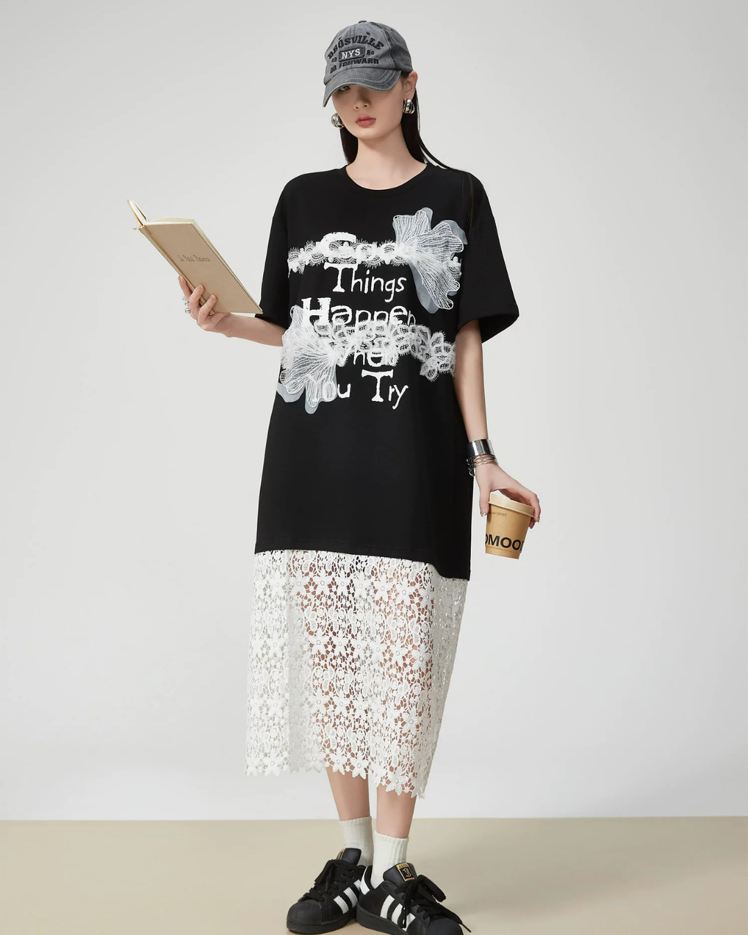 Race Switch T-Shirt Dress FER0155