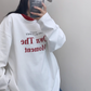 Bicolor Logo Long Sleeve Top YLS0801