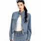 Stand Collar Denim Jacket BGS0049