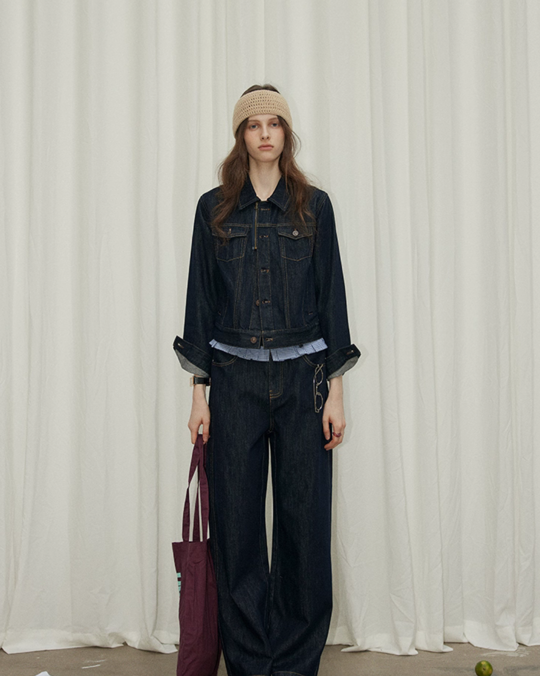 Vintage Blue Denim Jacket / Denim Pants RLZ0009