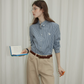 Gingham Check Long-Sleeve Shirt RLZ0012