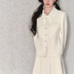 Classical Ribbon Jacket & Pleated Long Skirt  UNP0002