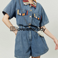 American Casual Denim Jumpsuit LLA0219