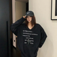 V-Neck Print Long Sleeve T-Shirt  YLS1044