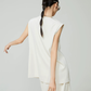 Front Layered Vest / Straight Long Skirt FER0271