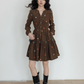 V-Neck Embroidered Shirt Dress VAS0169