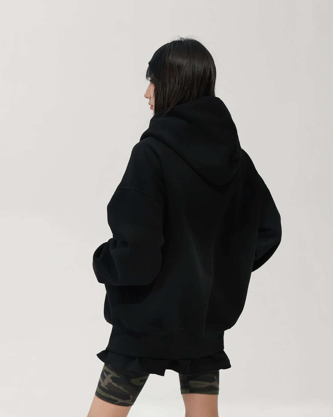 Oversized Sweat Zip Hoodie ACS0378