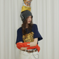 Vintage Letter Print T-Shirt RLZ0011