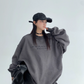 Heavy Crewneck Pullover Tops YLS0762