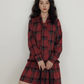 Vintage Plaid Dress VAS0186