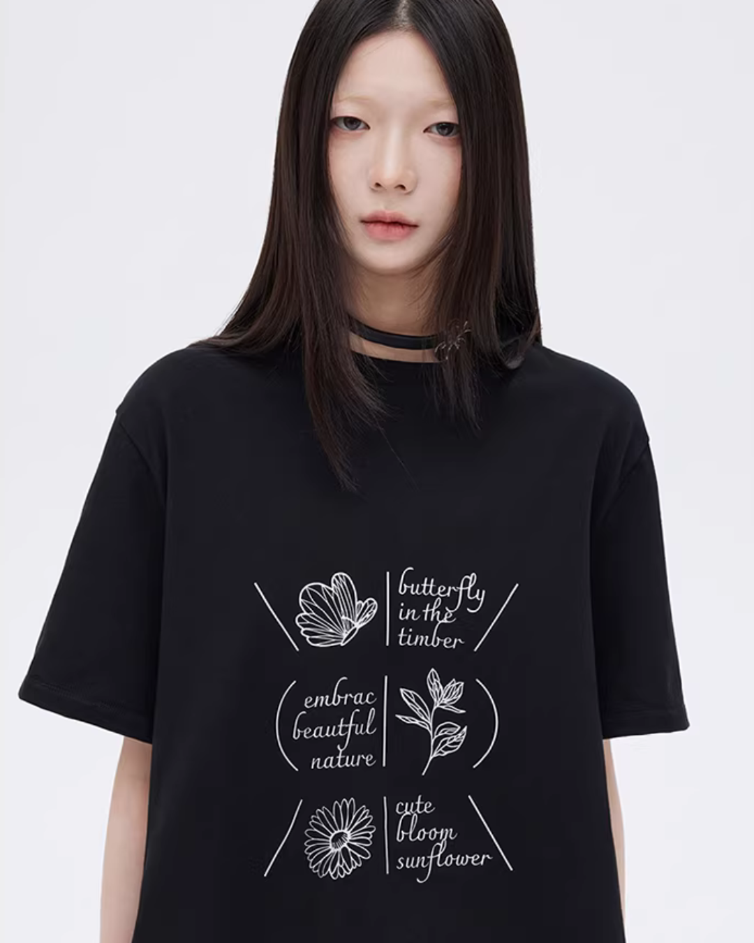 Ruffle Lace T-Shirt Dress SHN0026