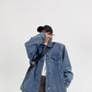 Back Logo Denim Jacket YLS0132