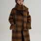 Plaid Long Wool Coat SRS0390