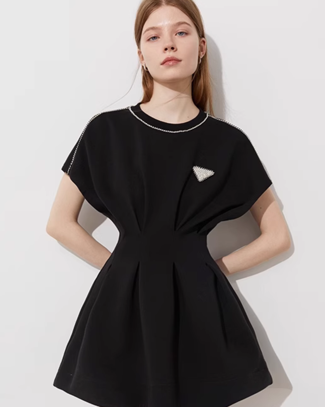 Slim Waist Sweat Dress DPY0001