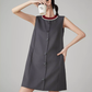 Collar Sleeveless Mid-Length Dress FER0083