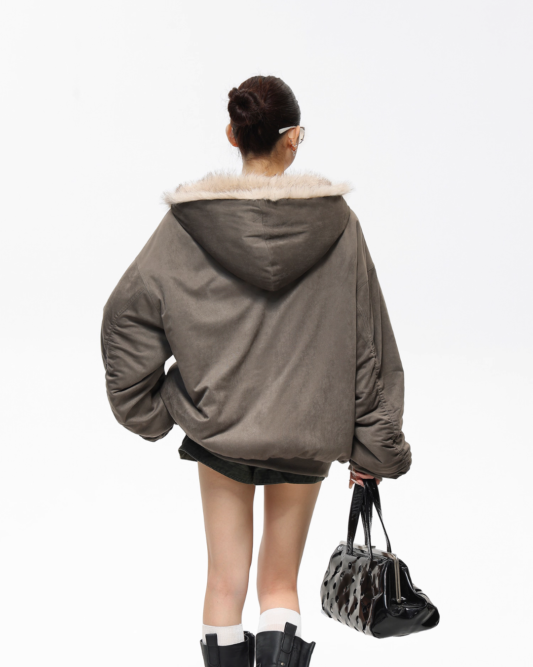 Reversible Military Fur Jacket ACS0309