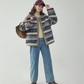 Ethnic Pattern Knit Jacket AMU0044
