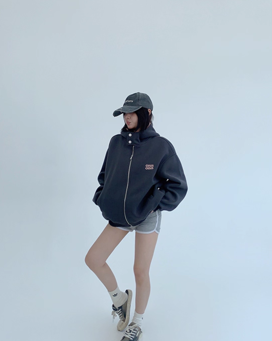 Stand Collar Sweat Jacket YLS0886