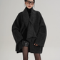 Collarless Wool Coat SRS0367