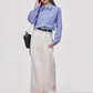 White Wide Pants / Belt WEO0008