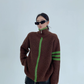 Stand Neck Double Zip Knit YLS0968
