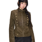 Double-Breasted Stand Collar Jacket EZK0111