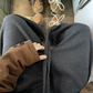 Woolen Curve Pants DAZ0002