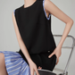 Striped Patchwork Sleeveless Vest Dress FER0066