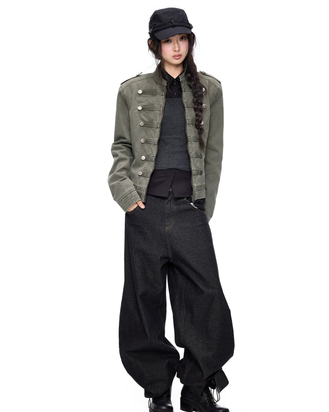 Rebel Military Jacket EZK0107