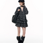 Plaid Ruffled Long Sleeve Shirt SHE0009