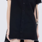 Polo Collar Embroidered Shirt Dress SHN0005