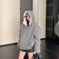 Fleece Lined Knit Hoodie YLS1007