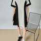 Bi-color Half-Zip Polo Dress FER0198