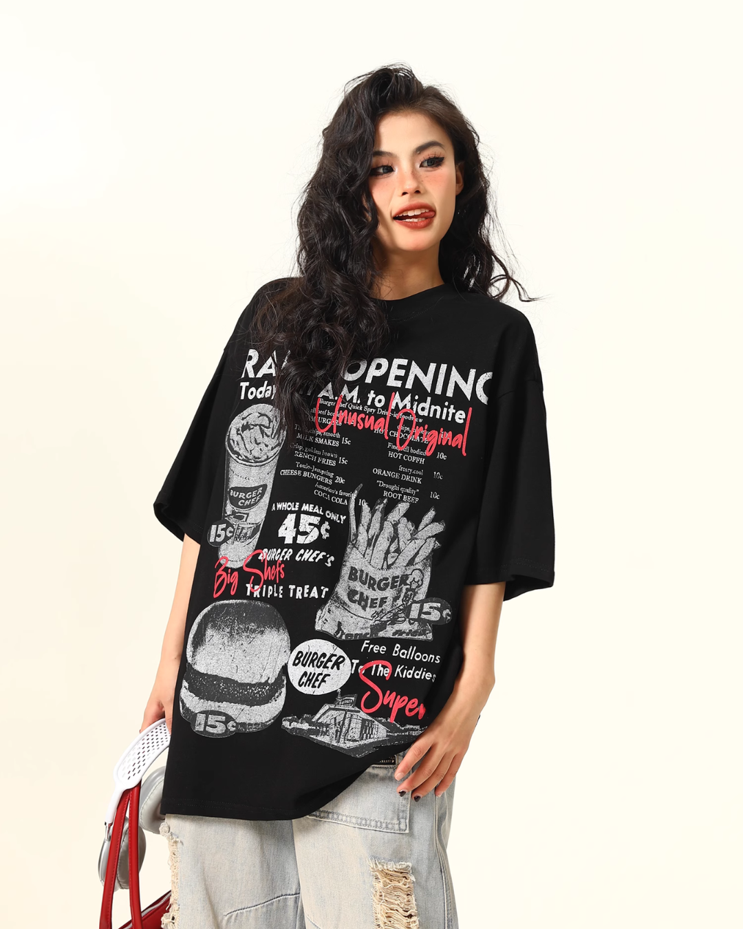 American Burger Big T-Shirt WDZ0024