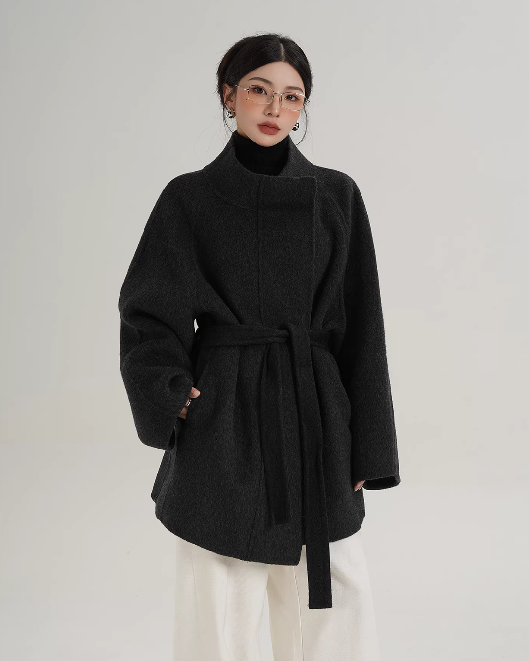 Wool Mid-Length Coat SRS0398