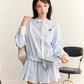 Striped Long Sleeve Dress MST0001
