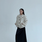 Stand Collar Balloon Sleeve Jacket YLS0921
