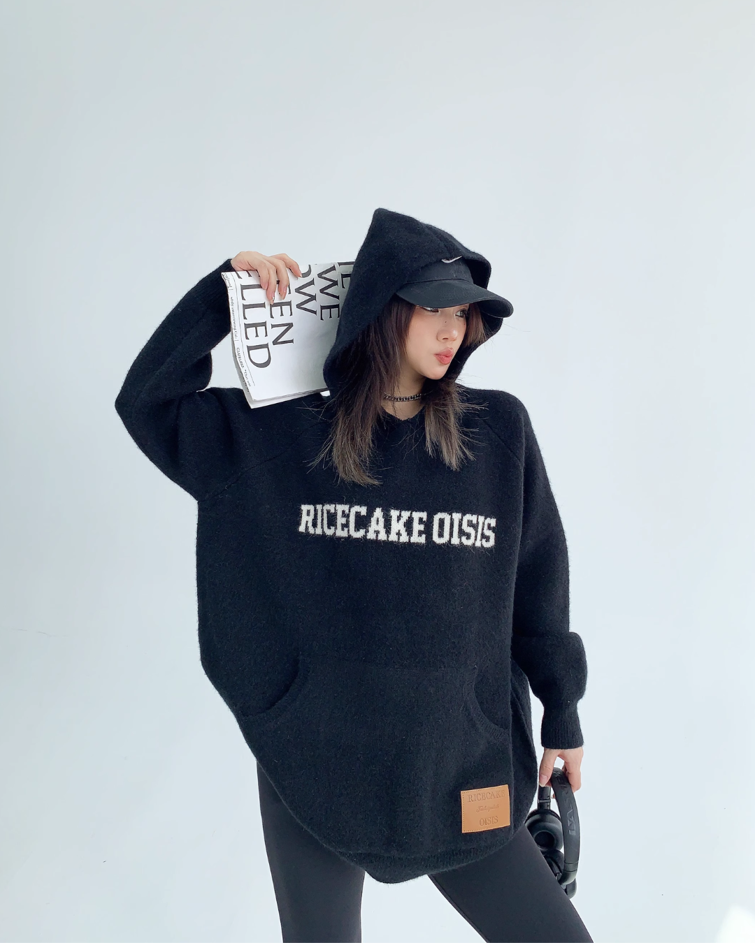 Front Logo Loose Hoodie YLS0016