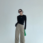 Drape Casual Wide Pants  YLS0948