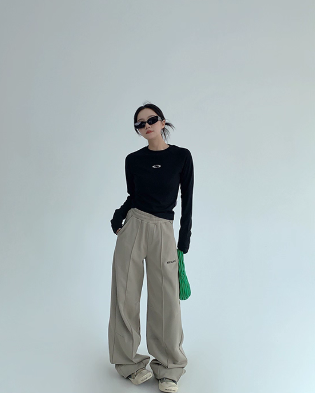 Drape Casual Wide Pants  YLS0948