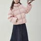 Stand Collar Fluffy Down Jacket AMU0043