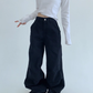 Oversized Denim Cargo Pants YLS0936