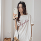 Cursive Logo Loose T-Shirt VNS0008