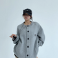 Round Neck Loose Cardigan YLS0891