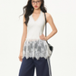 Sideline One Shoulder Tops / Wide Pants / Halter Neck Dress WEO0015