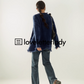 No Collar Fringe Knit Jacket LLA0404