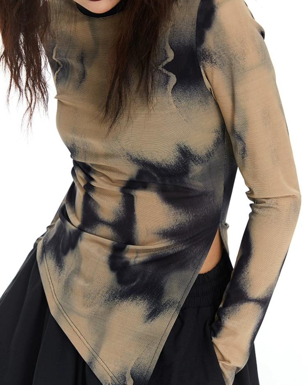 Tie-Dye Casual Slim Long Sleeve TLT0014